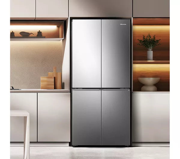 HISENSE RQ5P470SAID PUREFLAT AMERICAN FRIDGE FREEZER - STAINLESS STEEL - Electronic World TV