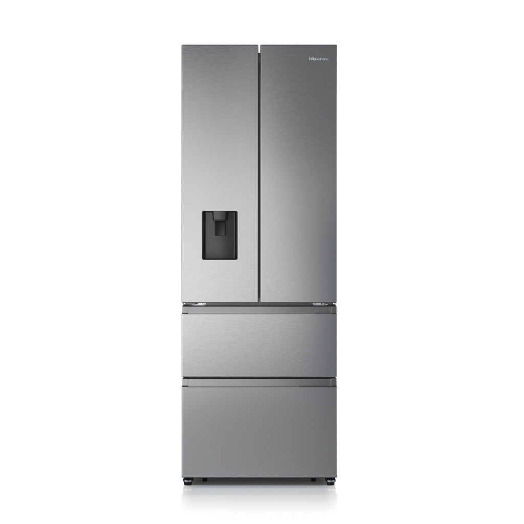 HISENSE RF632N4WIE SILVER NARROW AMERICAN FRIDGE FREEZER - Electronic World TV