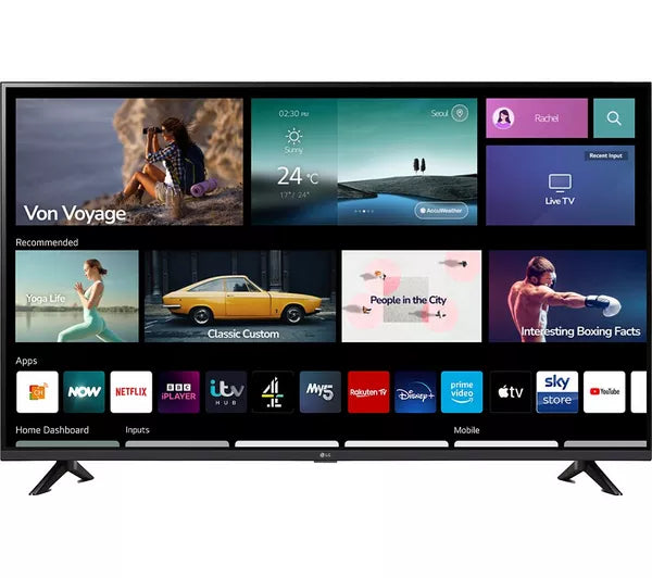 43" LG 43LQ60006LA Full HD HDR Smart LED TV - Electronic World TV