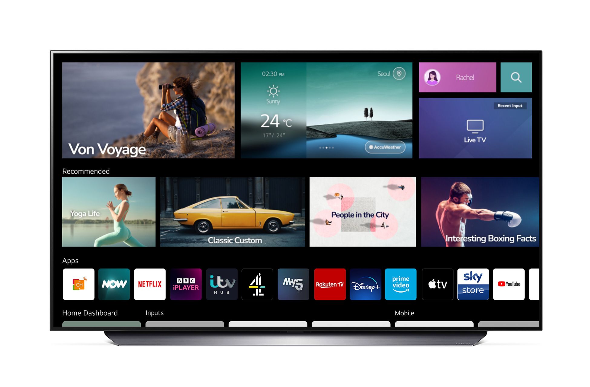 48" LG OLED48C24LA 4K HDR Smart OLED TV - Electronic World TV