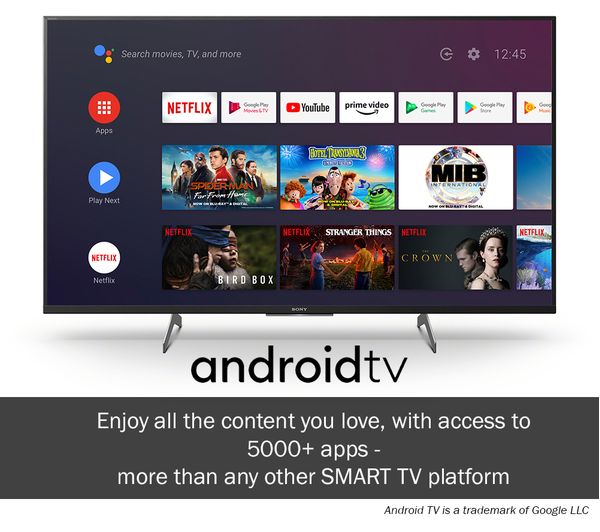 49" Sony Bravia KD49XH9196BU Premium 4K HDR Android Smart LED TV - Electronic World TV