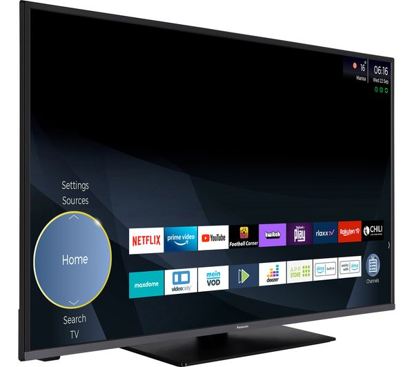 50" Panasonic TX-50JX600B 4K Ultra HD HDR Smart LED TV - Electronic World TV
