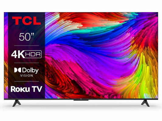 50" TCL 50RP630K 4K HDR Roku Smart LED TV - Electronic World TV