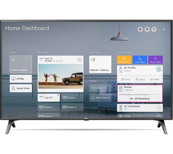 50" LG 50UN80006LC 4K Ultra HD HDR Smart LED TV - Electronic World TV