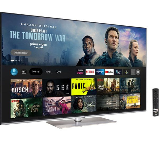 55" JVC LT-55CF820 4K HDR Smart LED Fire Edition TV - Electronic World TV