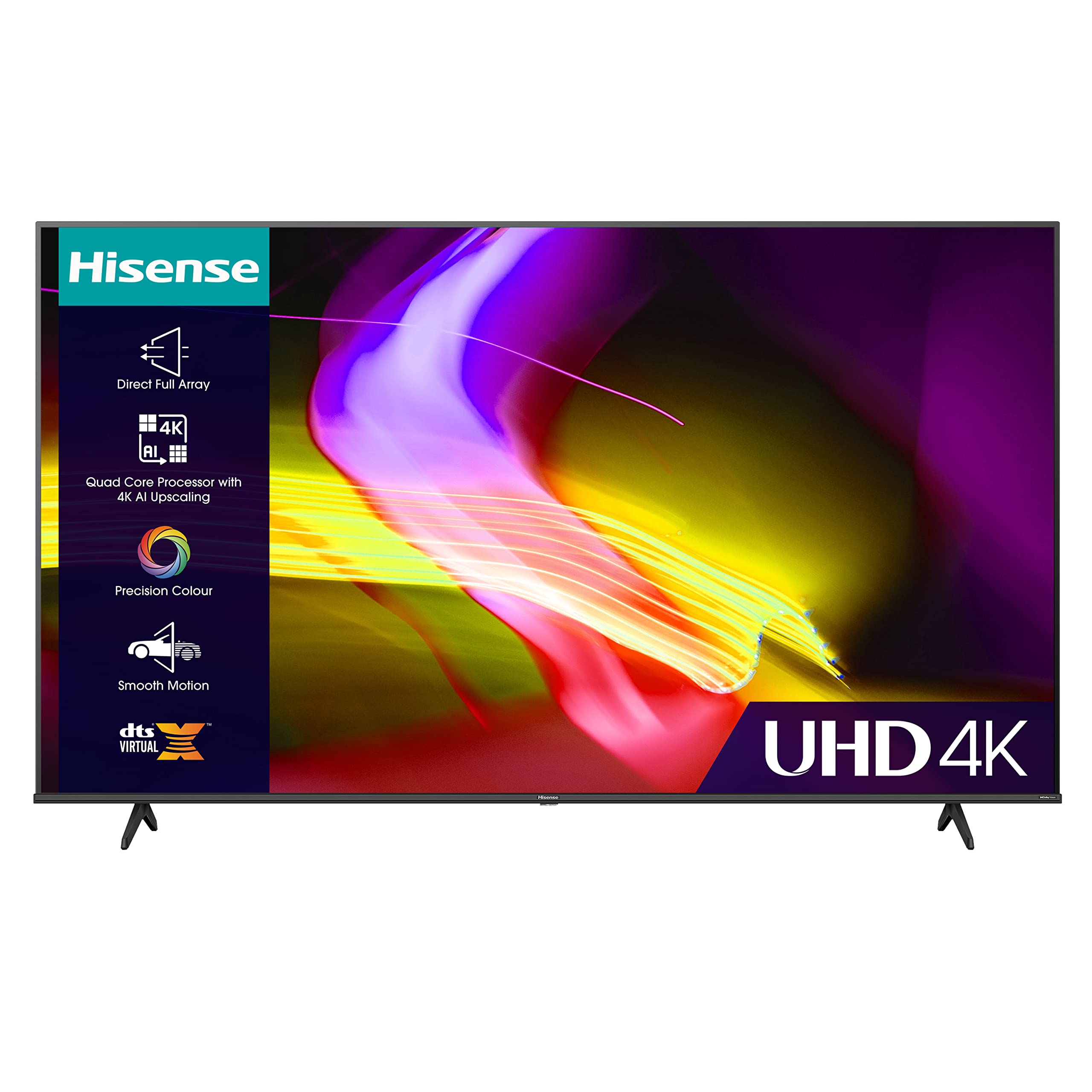 55" Hisense 55E6KTUK 4K HDR Freeview Play Smart LED TV - Electronic World TV