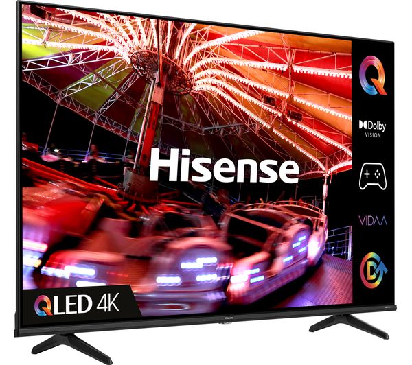 55" Hisense 55E7HQTUK Premium 4K HDR Smart QLED TV - Electronic World TV
