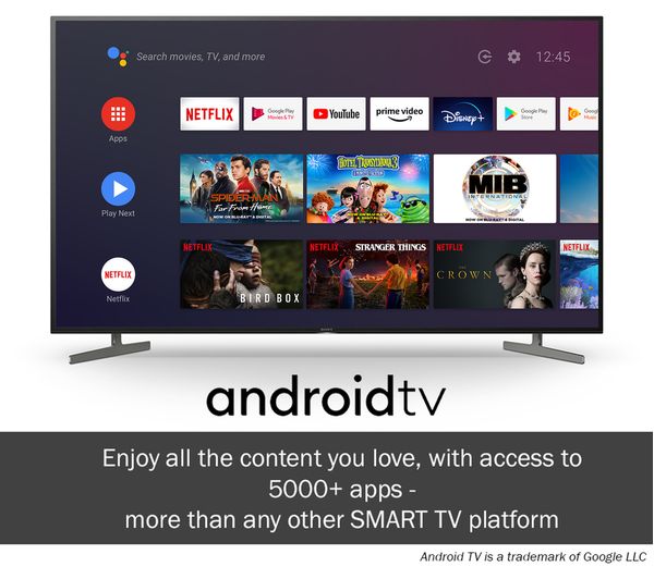 55" Sony Bravia KD55XH8196BU 4K Ultra HD Android Smart LED TV - Electronic World TV