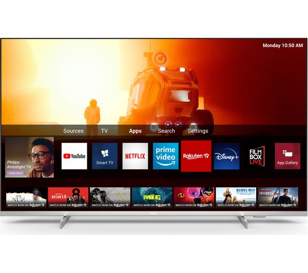 65" Philips 65PUS7556/12 4K HDR Android Smart LED TV - Electronic World TV