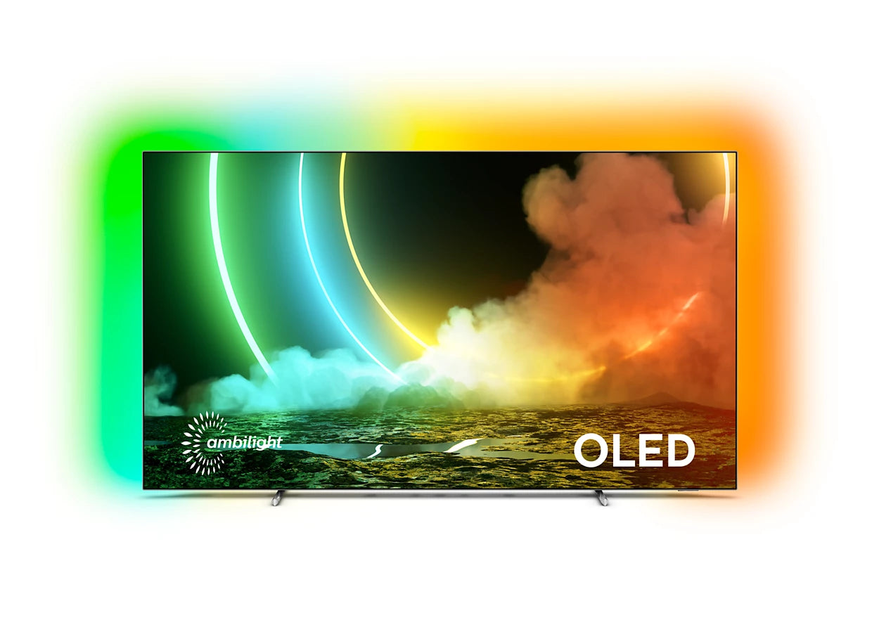 65" Philips 65OLED706/12 Ambilight 4K HDR Android Smart OLED TV - Electronic World TV