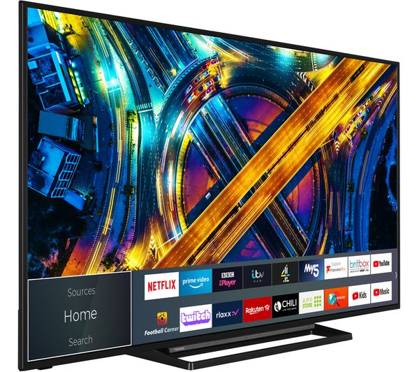 65" Toshiba 65UK4D63DB 4K Ultra HD HDR Smart LED TV - Electronic World TV