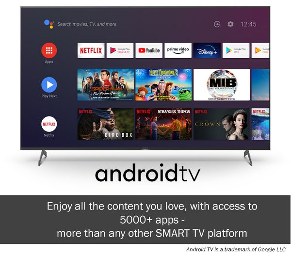 65" Sony KD65XH9296BU 4K Ultra HD HDR Smart Android LED TV - Electronic World TV