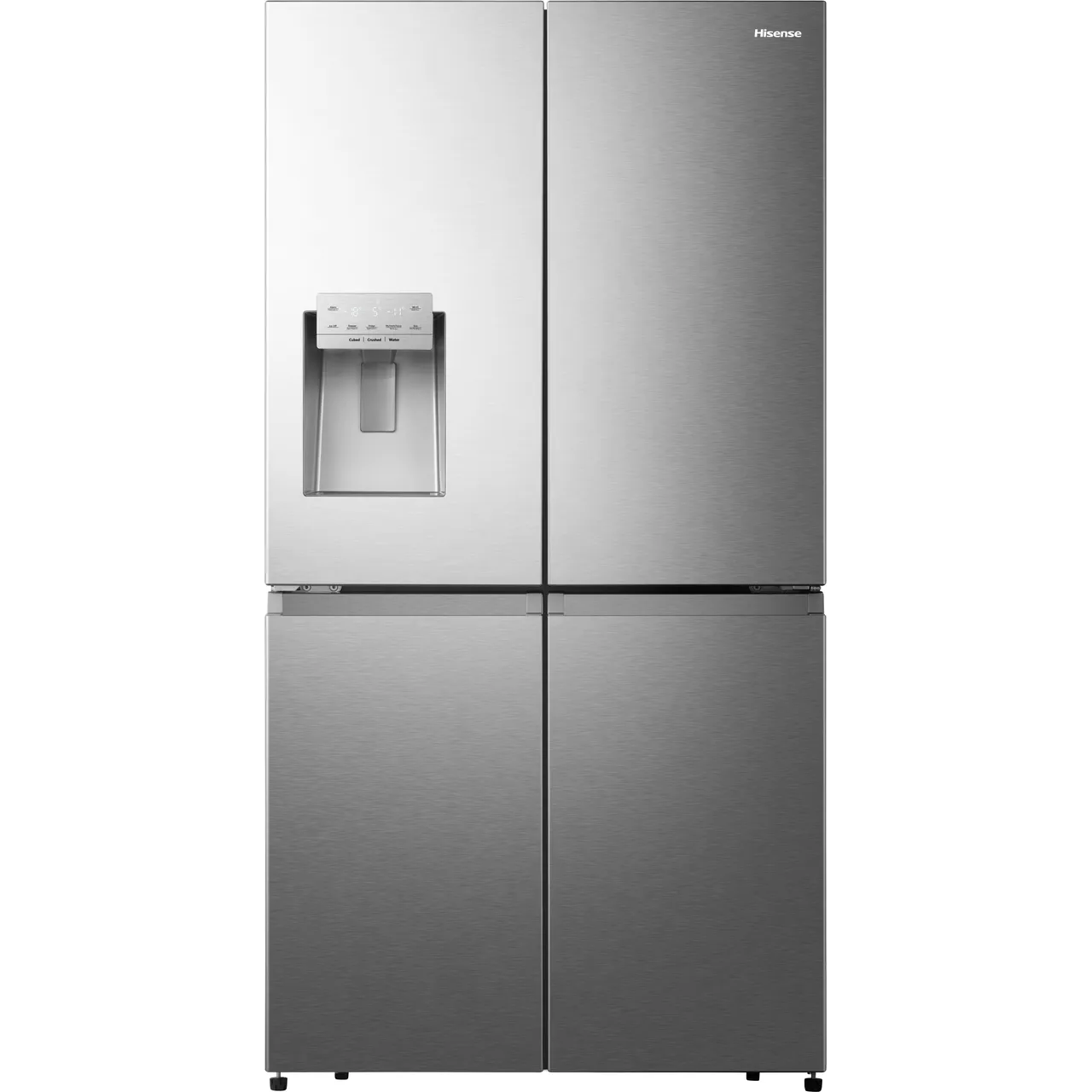 HISENSE RQ760N4SASE PUREFLAT SMART AMERICAN FRIDGE FREEZER - STAINLESS STEEL - Electronic World TV