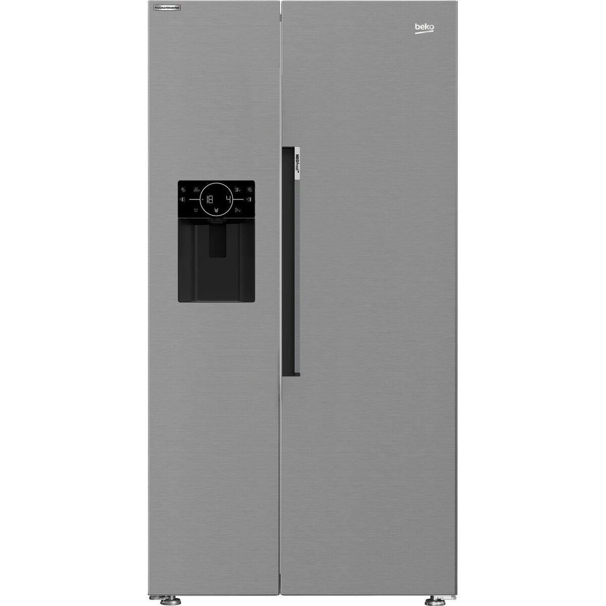 BEKO ASP342VPS HARVEST FRESH SILVER AMERICAN FRIDGE FREEZER - Electronic World TV