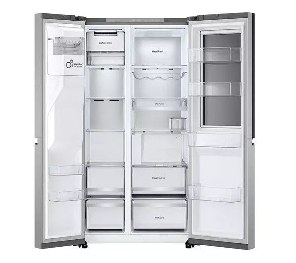 LG GSXE90BSDD INSTAVIEW AMERICAN FRIDGE FREEZER -BRUSHED STEEL - Electronic World TV