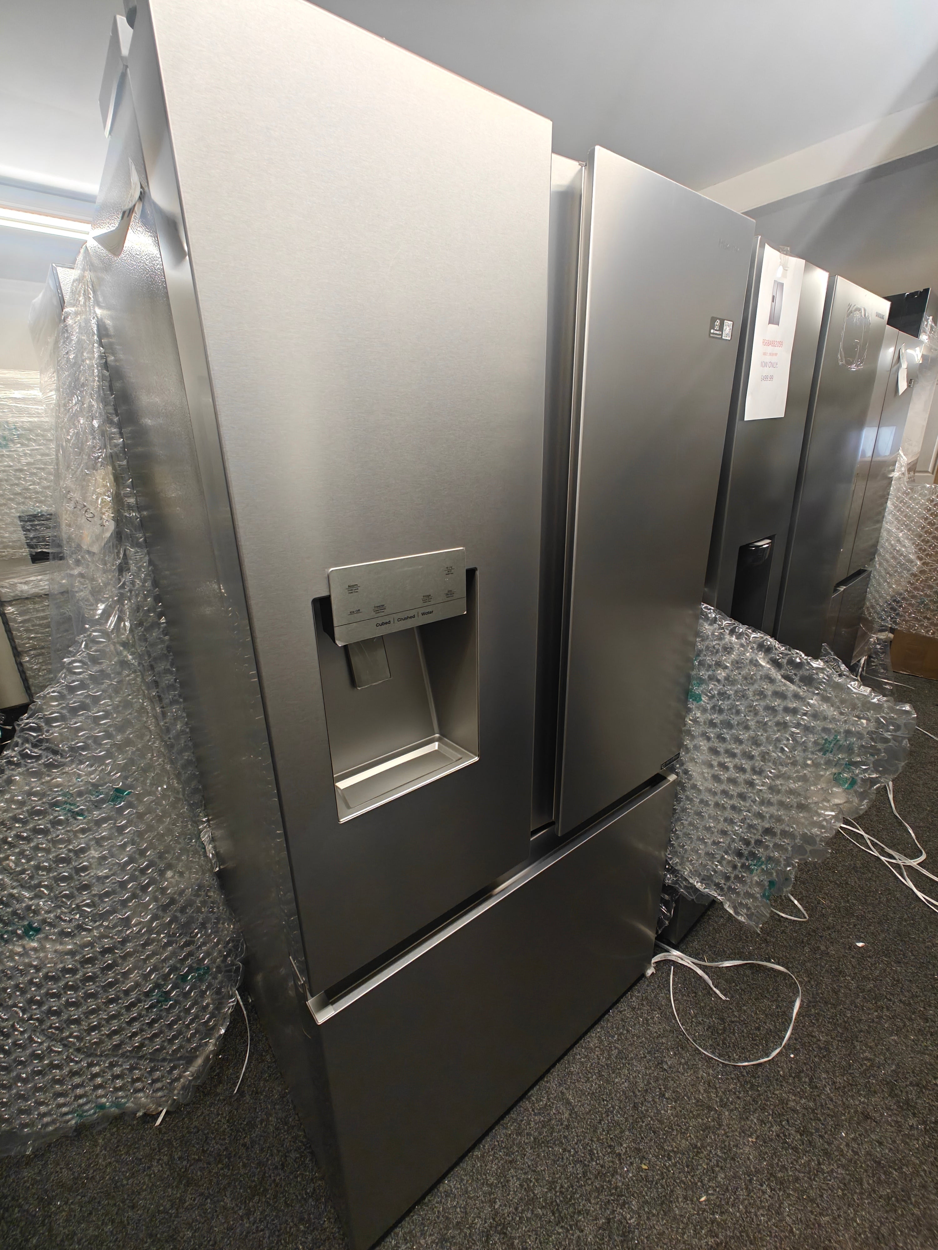 HISENSE RF793N4SASE SMART AMERICAN FRIDGE FREEZER - STAINLESS STEEL - Electronic World TV