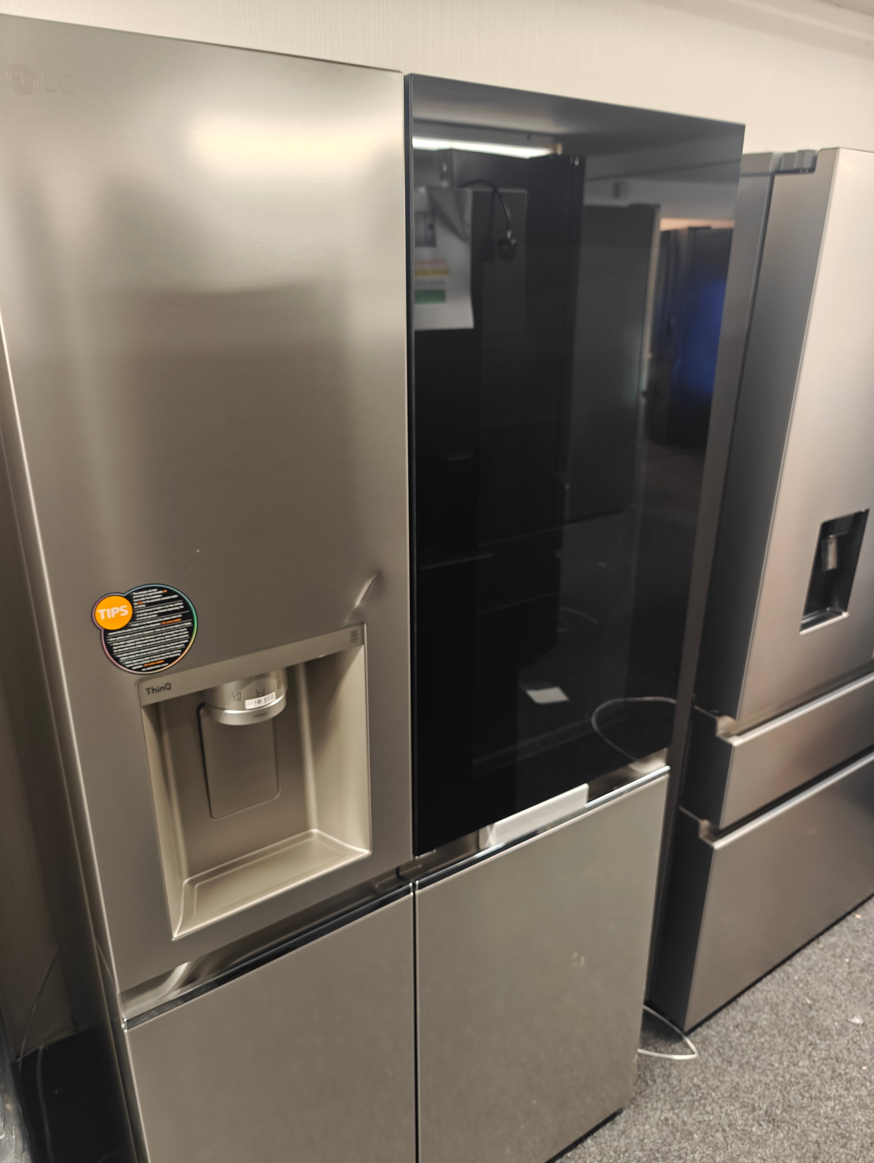 LG GSXV91BSAE INSTAVIEW AMERICAN FRIDGE FREEZER - STAINLESS STEEL - Electronic World TV