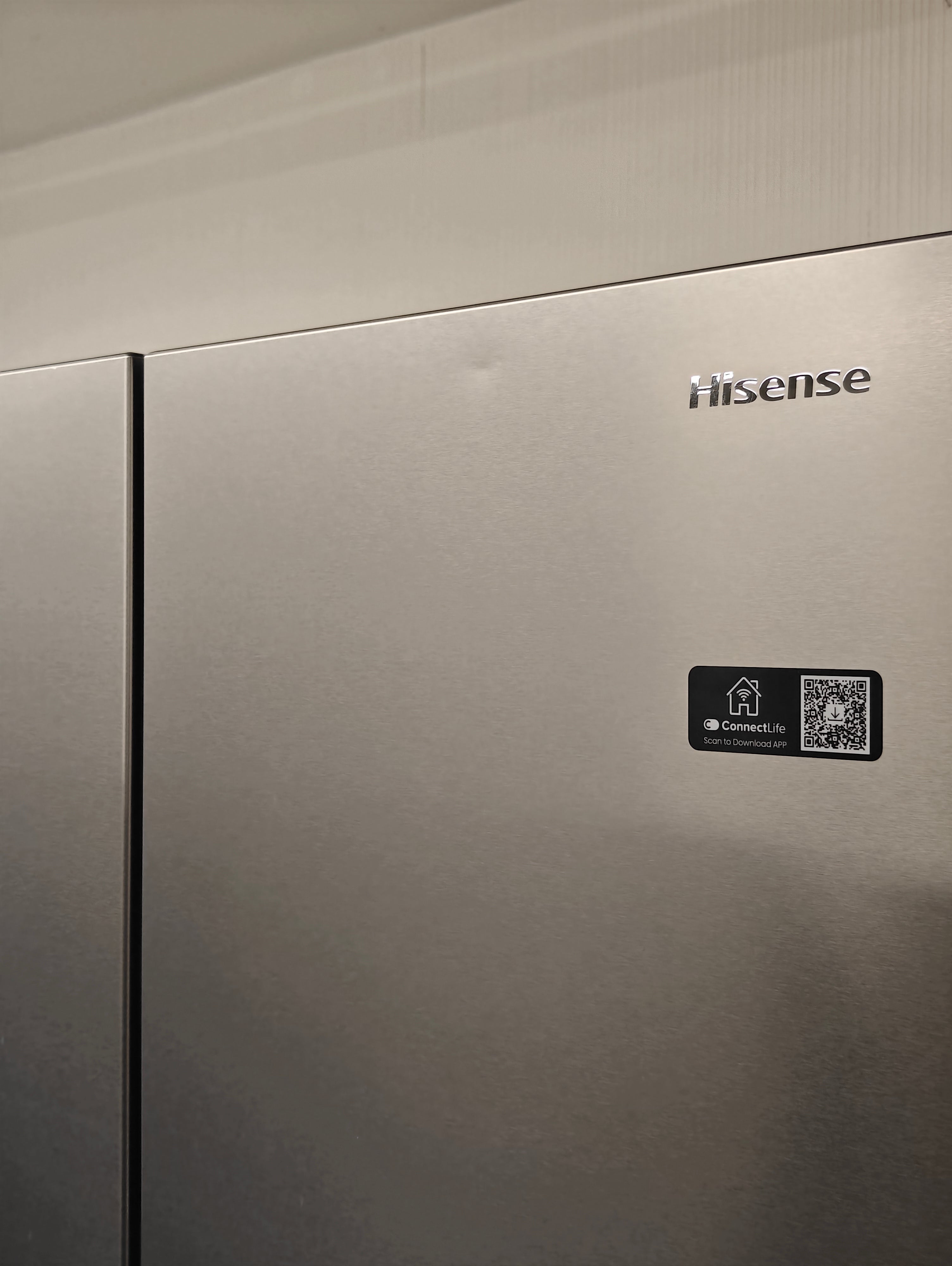 HISENSE RQ760N4SASE PUREFLAT SMART AMERICAN FRIDGE FREEZER - STAINLESS STEEL - Electronic World TV