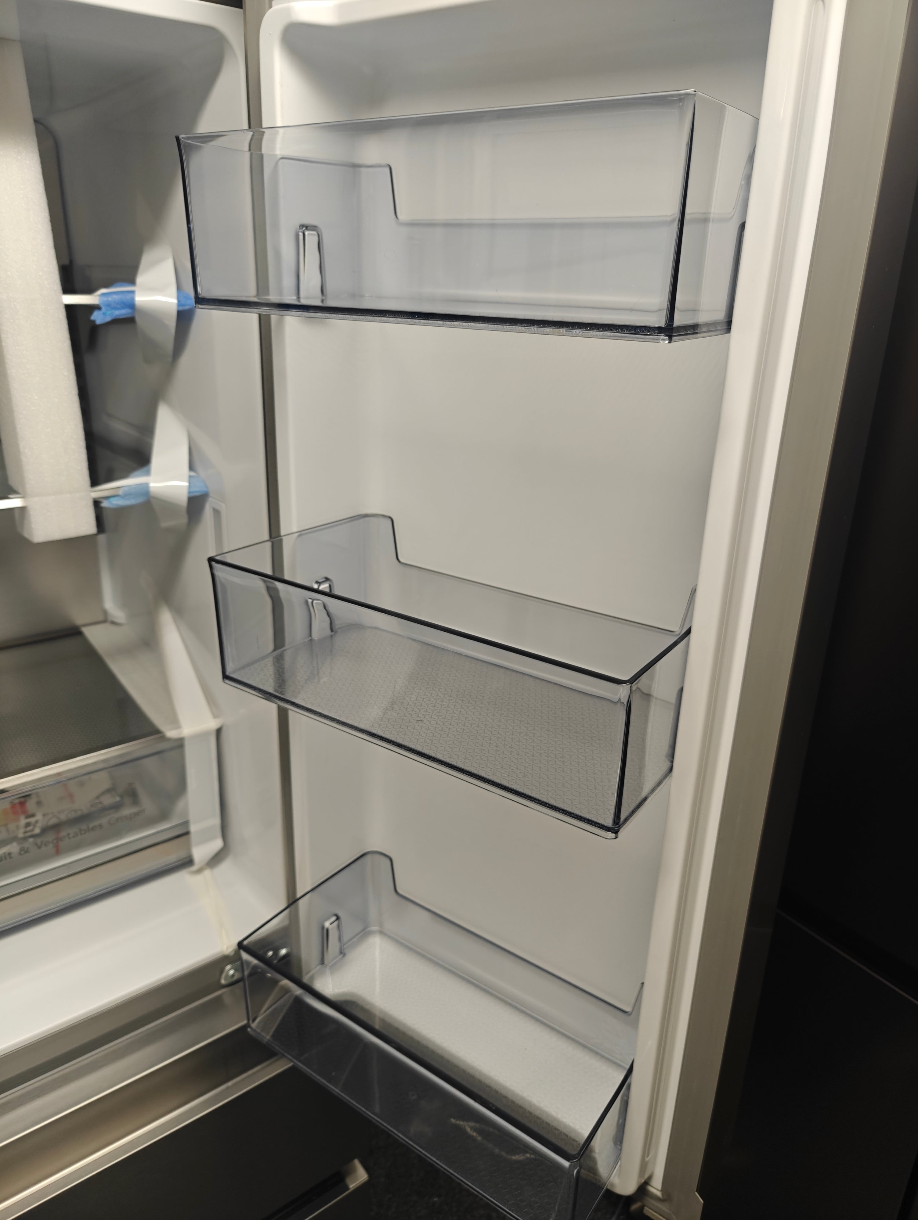 HISENSE RF749N4SWSE PUREFLAT AMERICAN FRIDGE FREEZER - STAINLESS STEEL - Electronic World TV