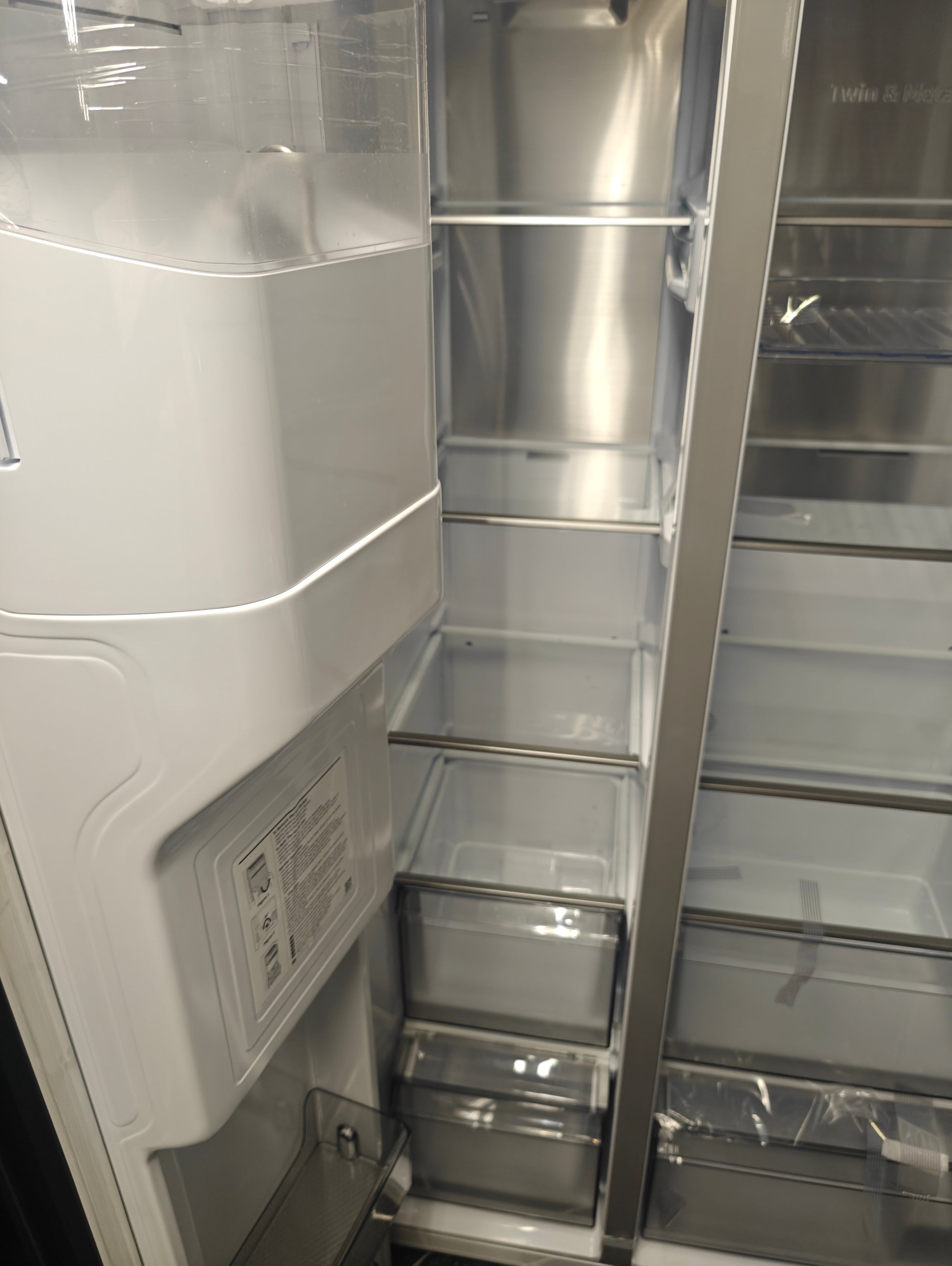 SAMSUNG RS6GA884CS9/EG AMERICAN FRIDGE FREEZER - STAINLESS STEEL - Electronic World TV