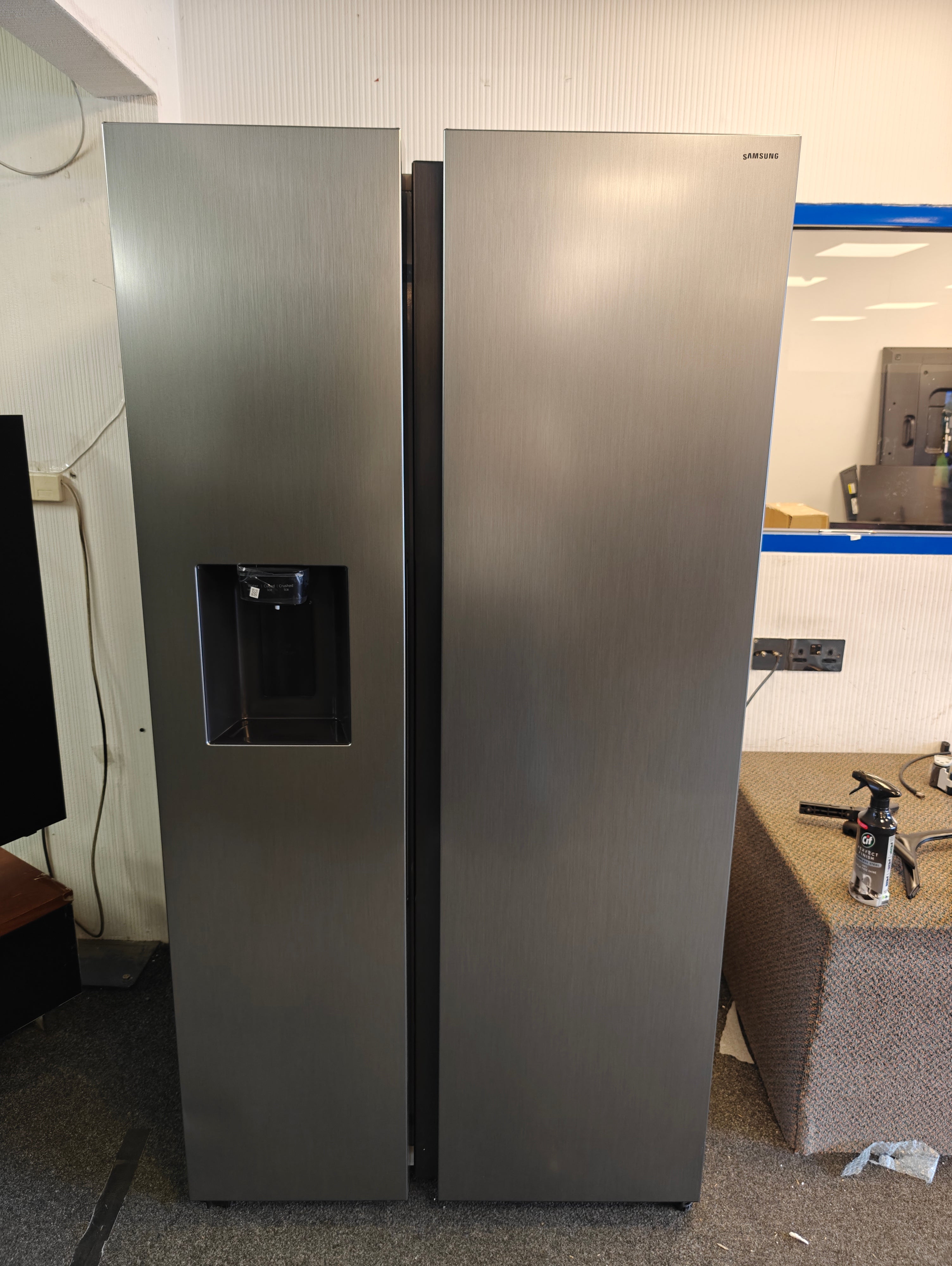 SAMSUNG RS68CG883DS9EU SPACEMAX AMERICAN FRIDGE FREEZER - STAINLESS STEEL - Electronic World TV