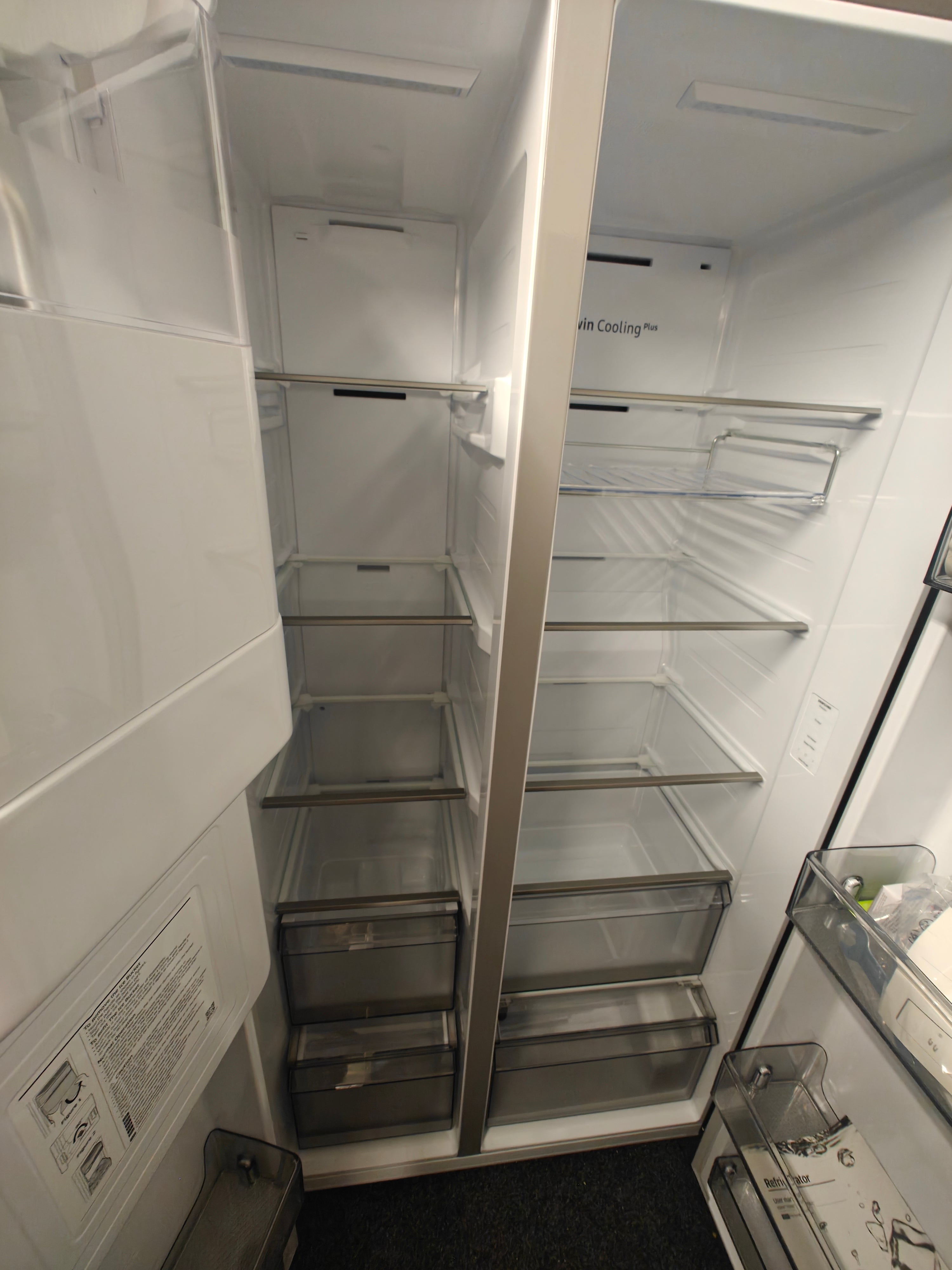 SAMSUNG RS68CG883DS9EU SPACEMAX AMERICAN FRIDGE FREEZER - STAINLESS STEEL. - Electronic World TV