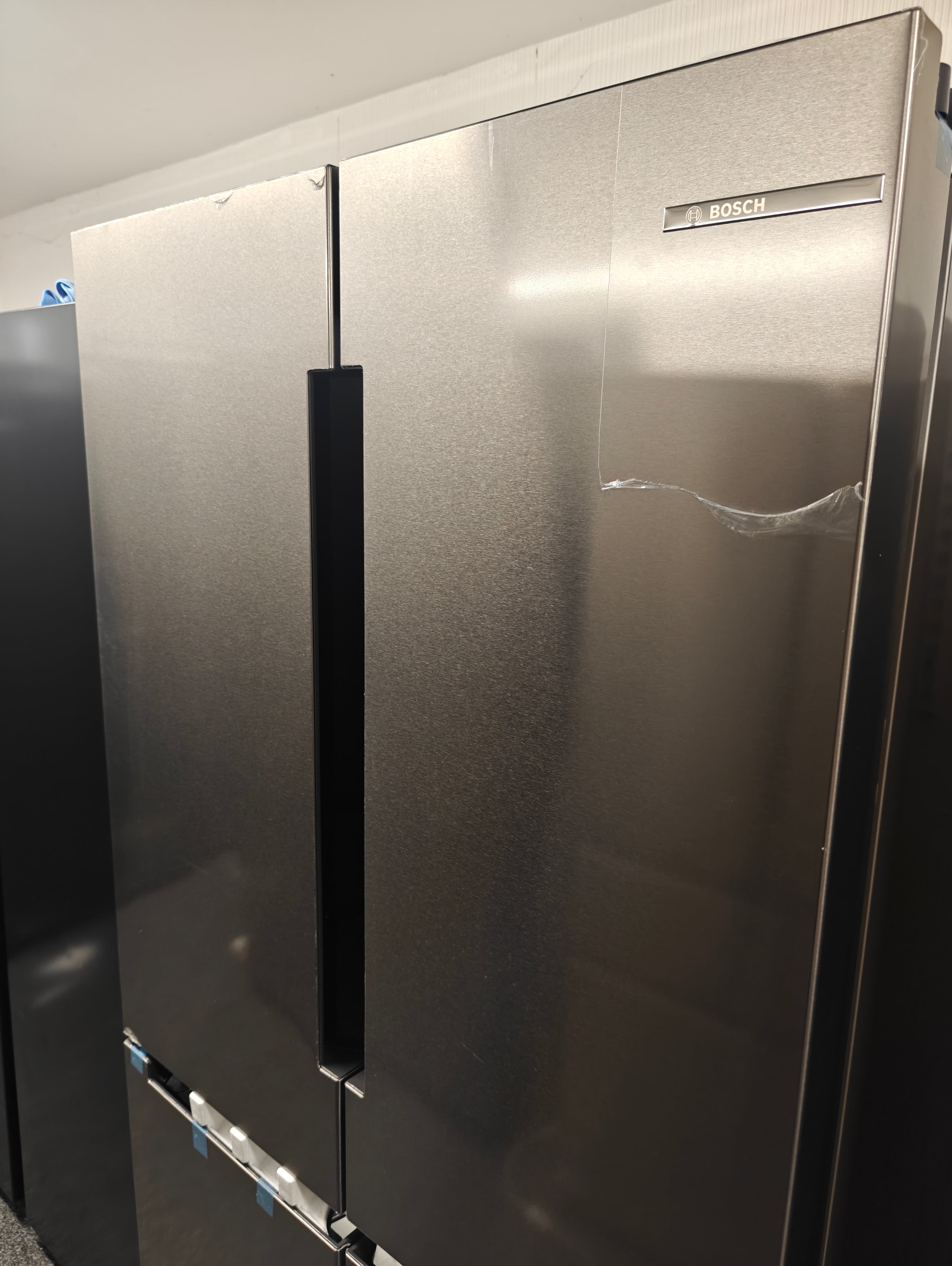 BOSCH KFN96VPEAG FRENCH DOOR AMERICAN FRIDGE FREEZER - STAINLESS STEEL - Electronic World TV