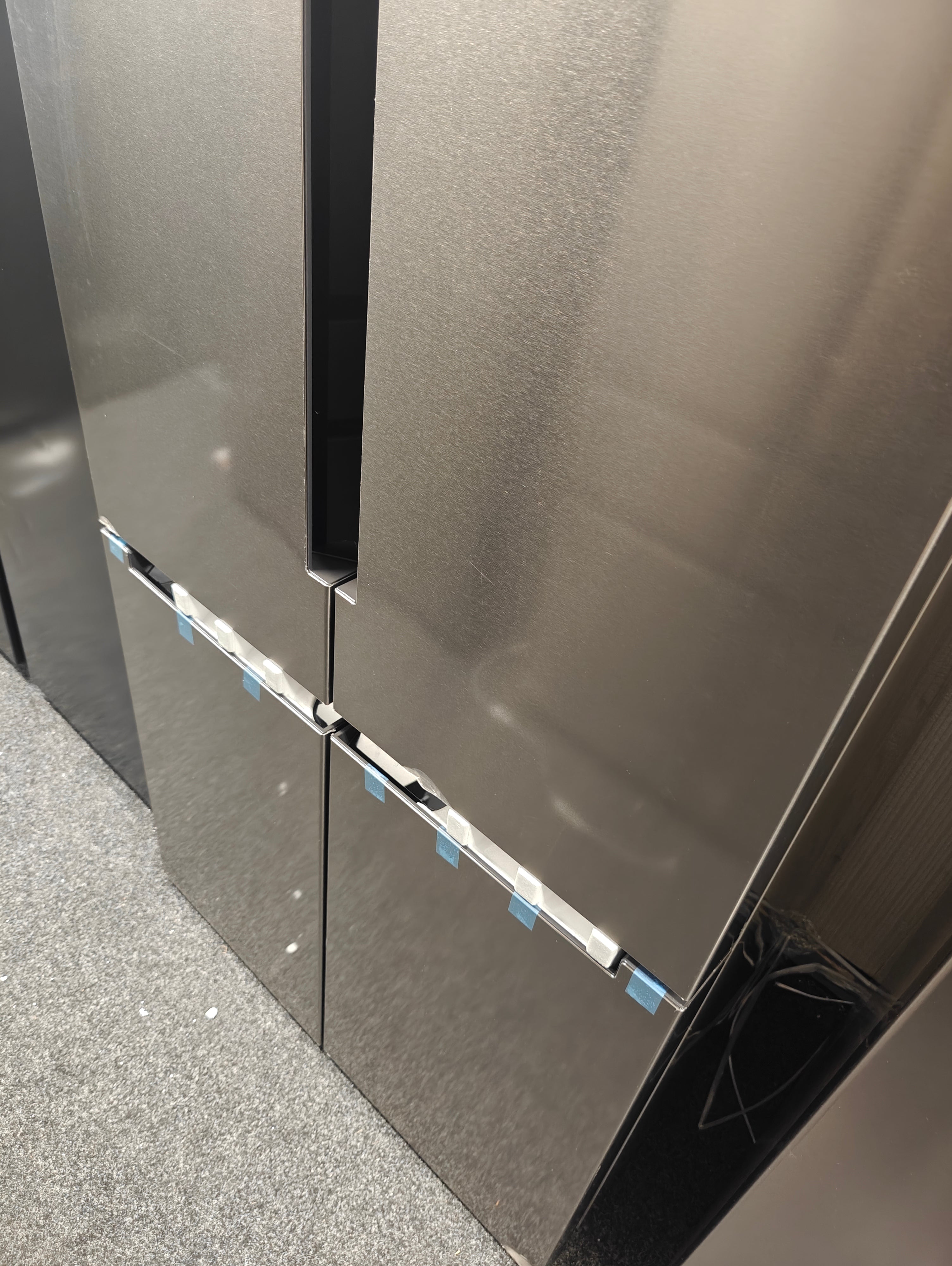 BOSCH KFN96VPEAG FRENCH DOOR AMERICAN FRIDGE FREEZER - STAINLESS STEEL - Electronic World TV