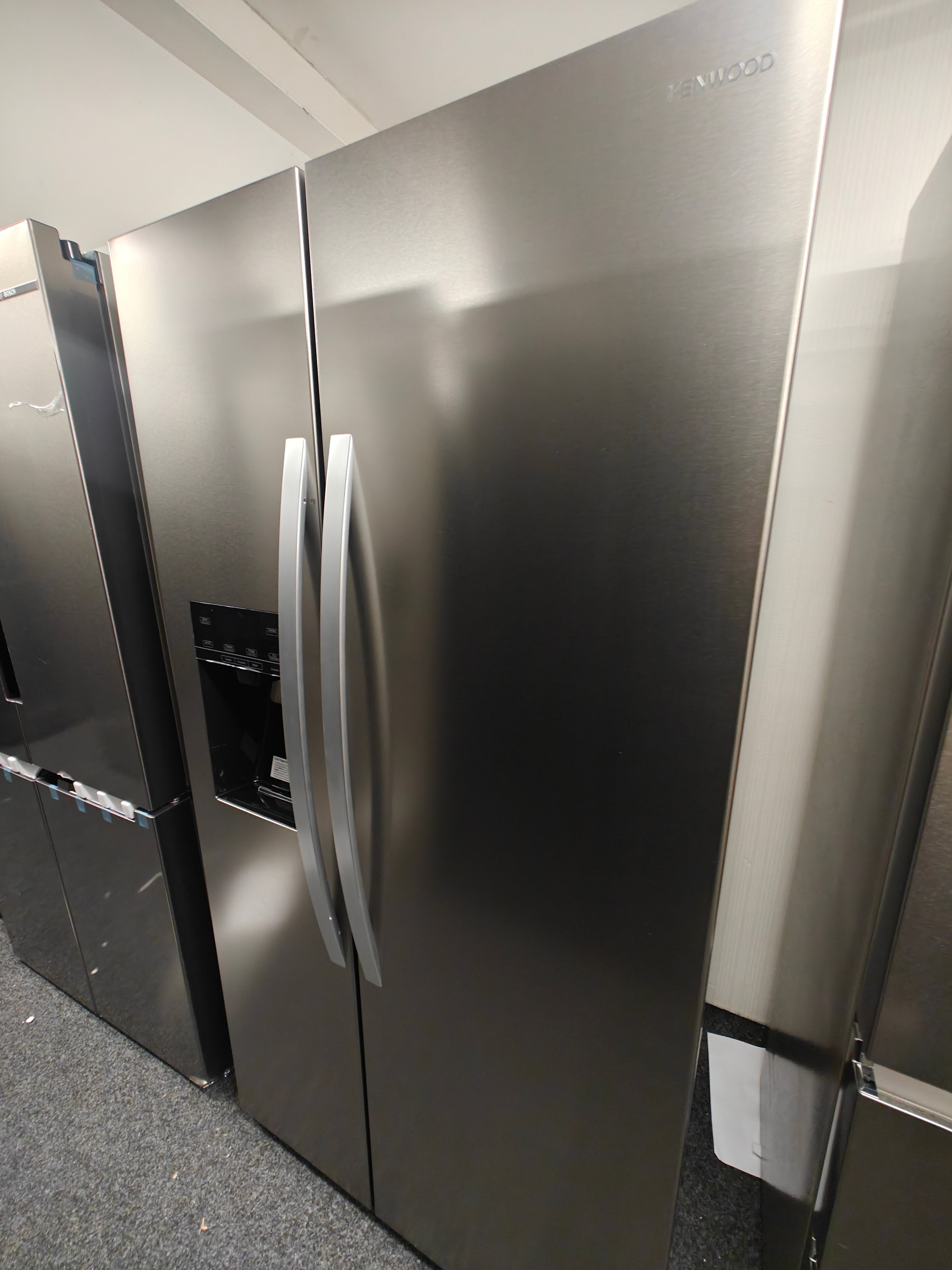 KENWOOD KSBSDIX23 AMERICAN FRIDGE FREEZER - STAINLESS STEEL - Electronic World TV