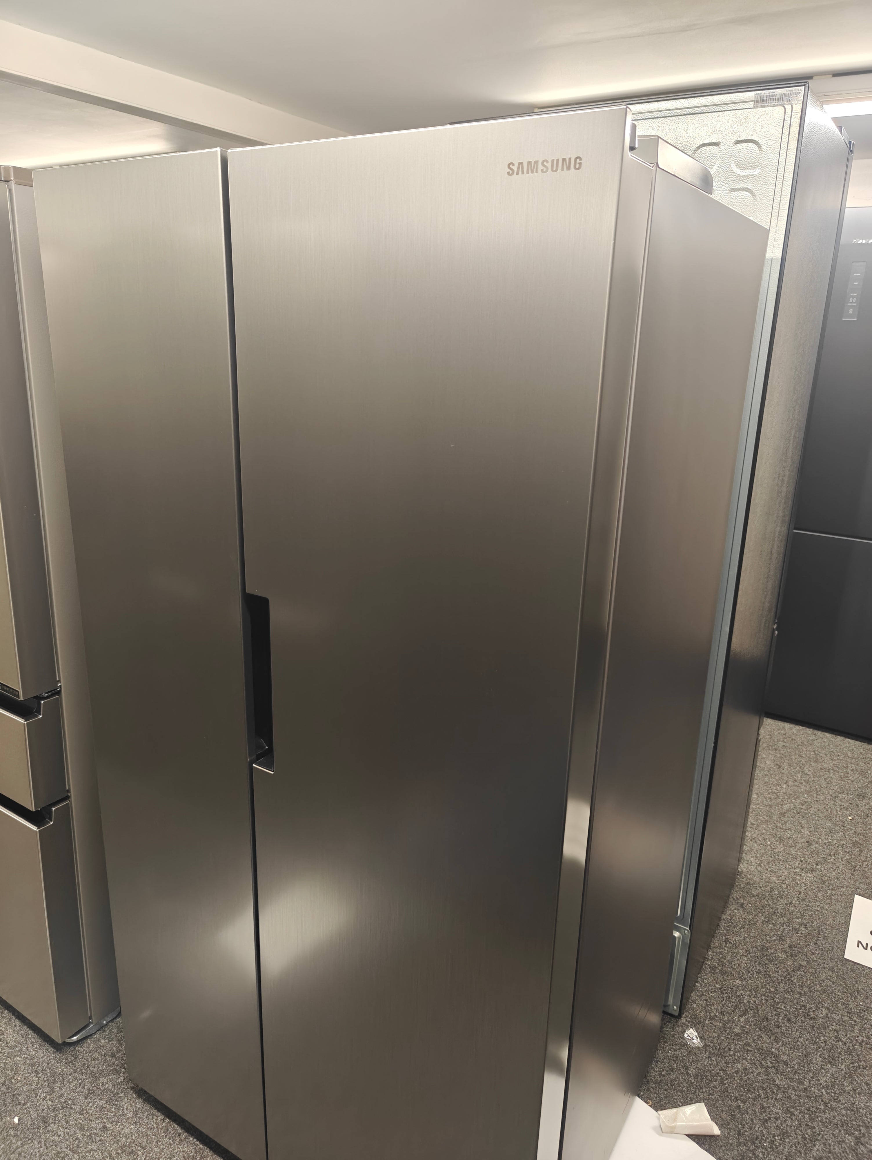 SAMSUNG RS66A8101S9 SPACEMAX AMERICAN FRIDGE FREEZER - STAINLESS STEEL - Electronic World TV