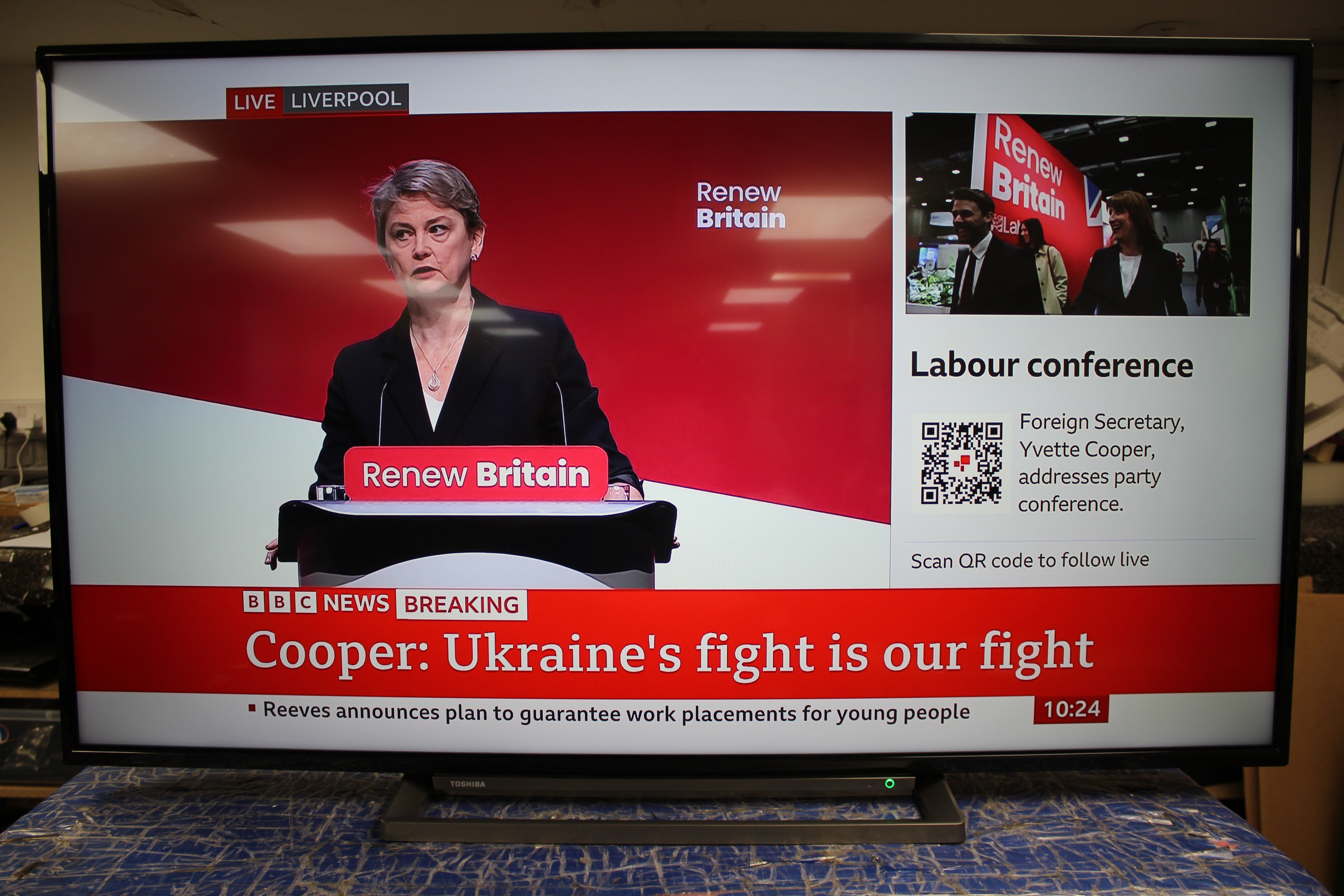 55" Toshiba Fire 55UF3D53DB 4K Ultra HD HDR Smart LED TV - Electronic World TV