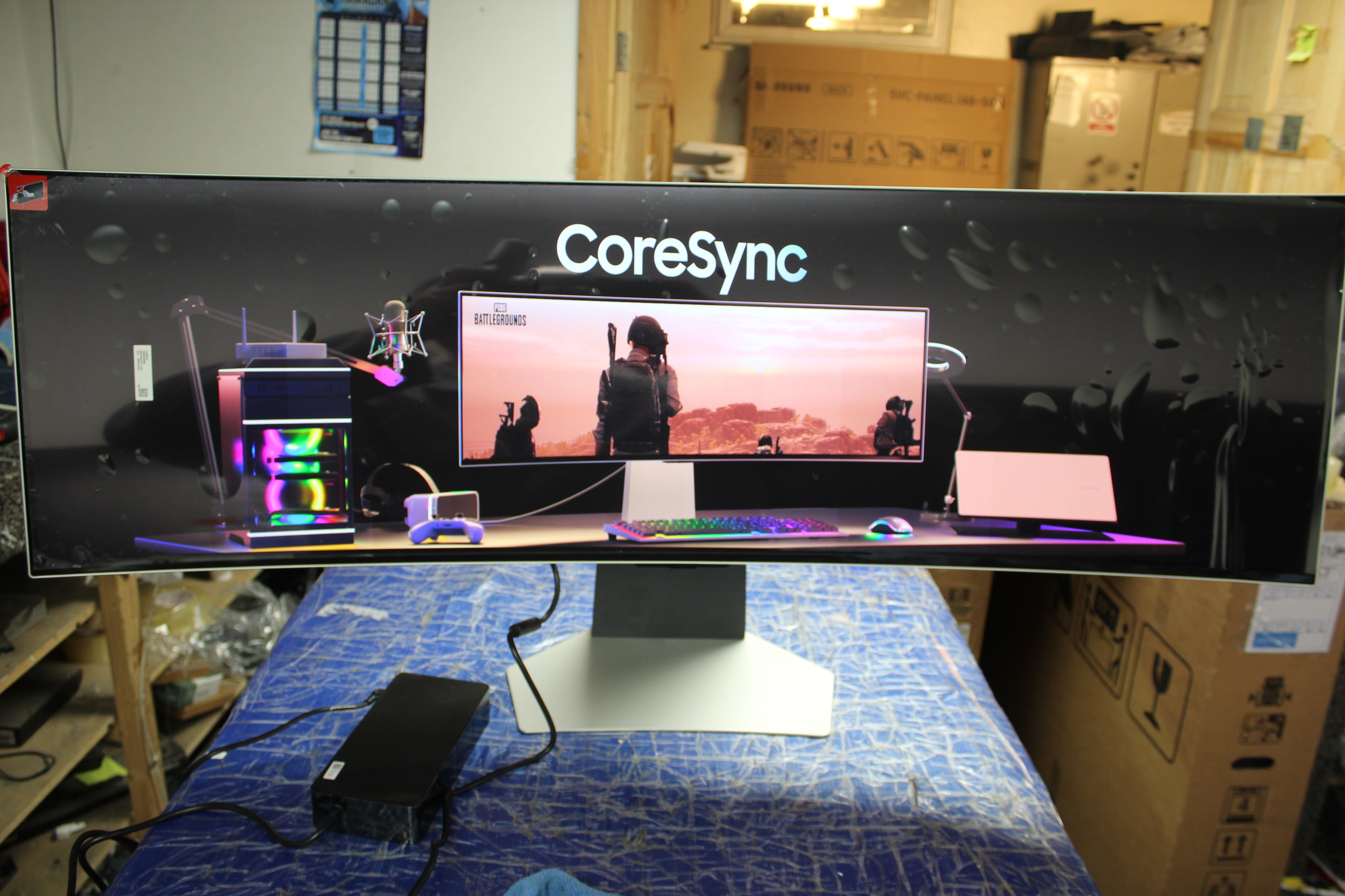 49" Samsung Odyssey LS49DG954SUXXU Curved 4K OLED Gaming Monitor TV - Electronic World TV