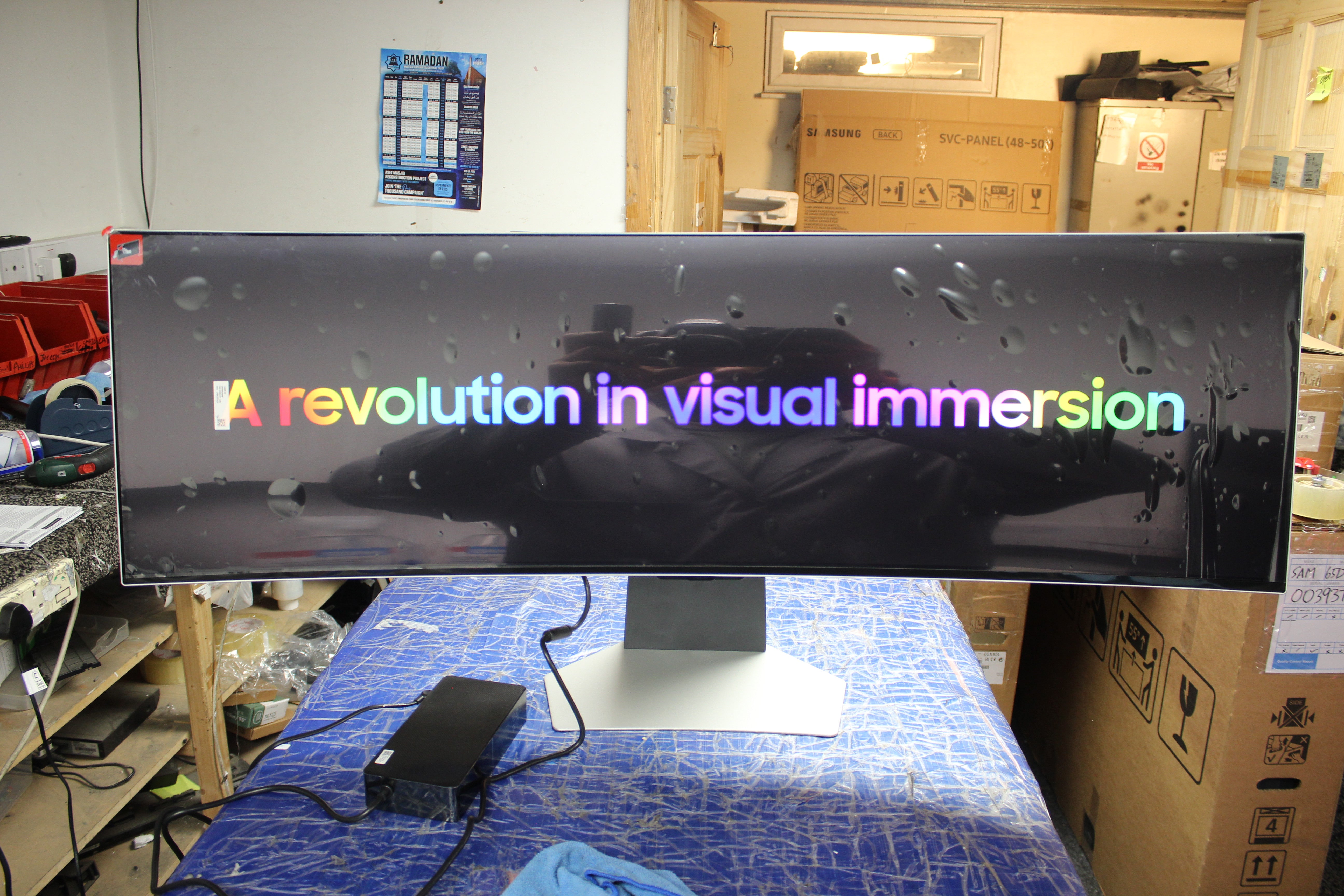 49" Samsung Odyssey LS49DG954SUXXU Curved 4K OLED Gaming Monitor TV - Electronic World TV