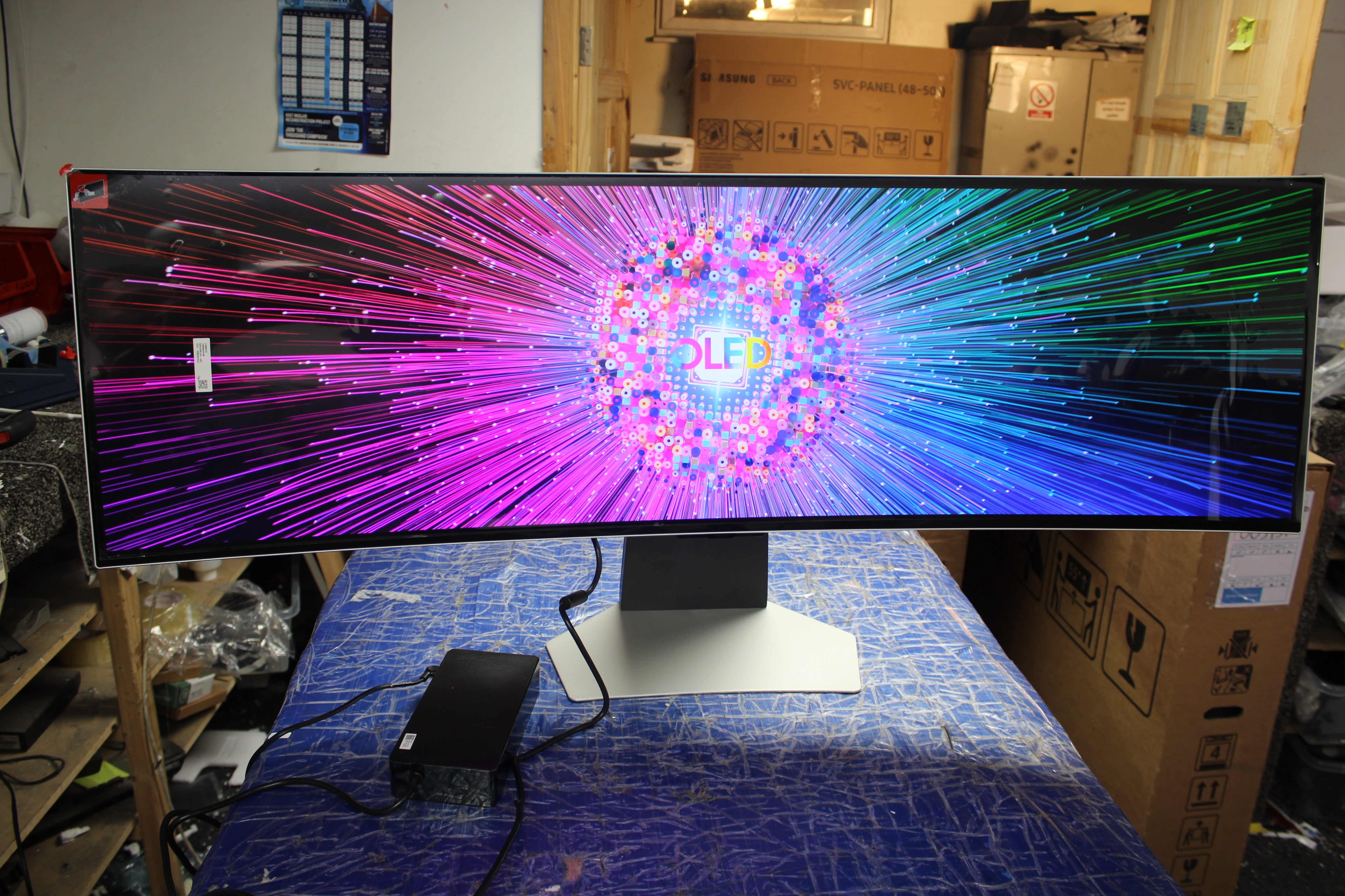 49" Samsung Odyssey LS49DG954SUXXU Curved 4K OLED Gaming Monitor TV - Electronic World TV