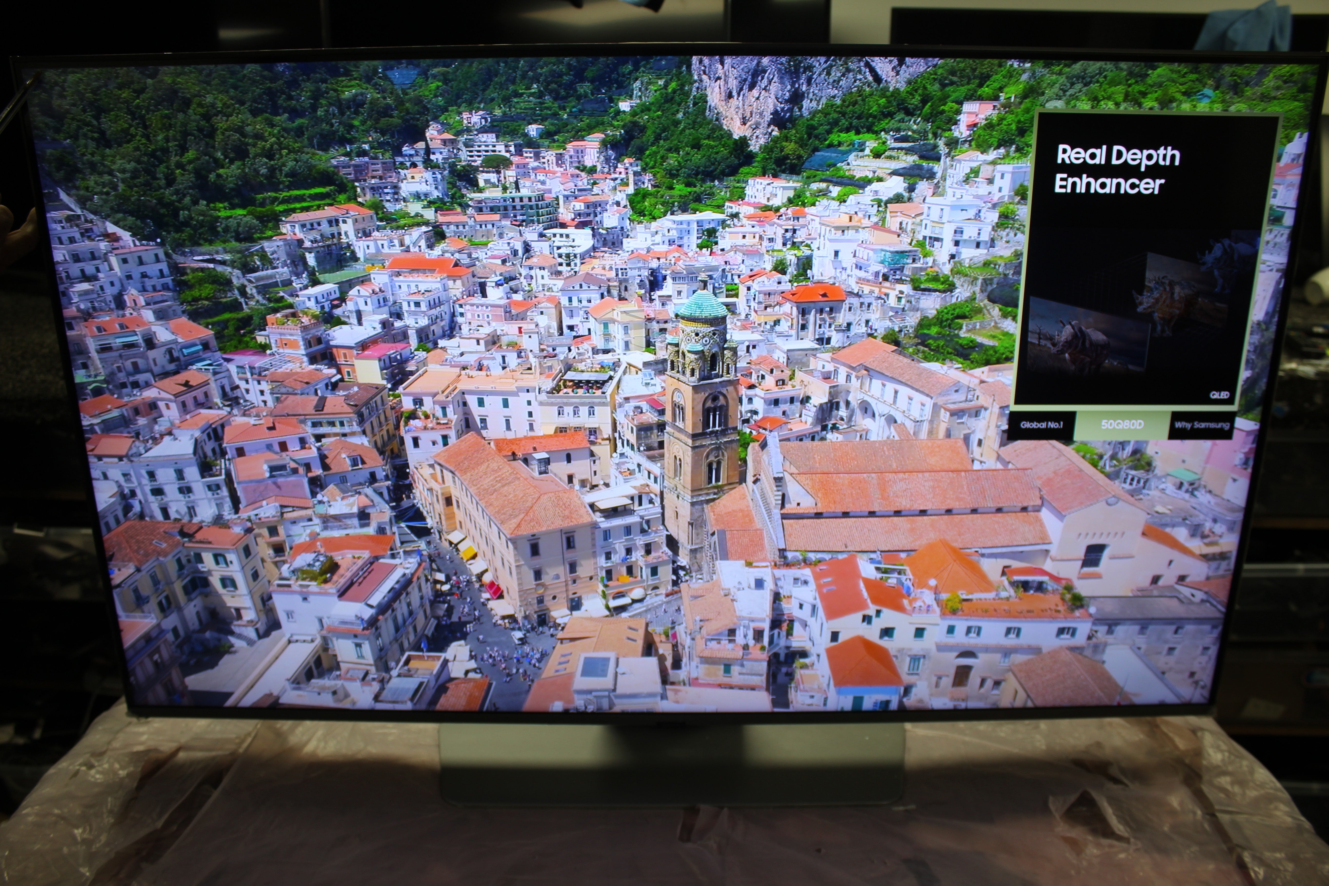 50" Samsung QE50Q80DATXXU 4K HDR Smart QLED TV - Electronic World TV