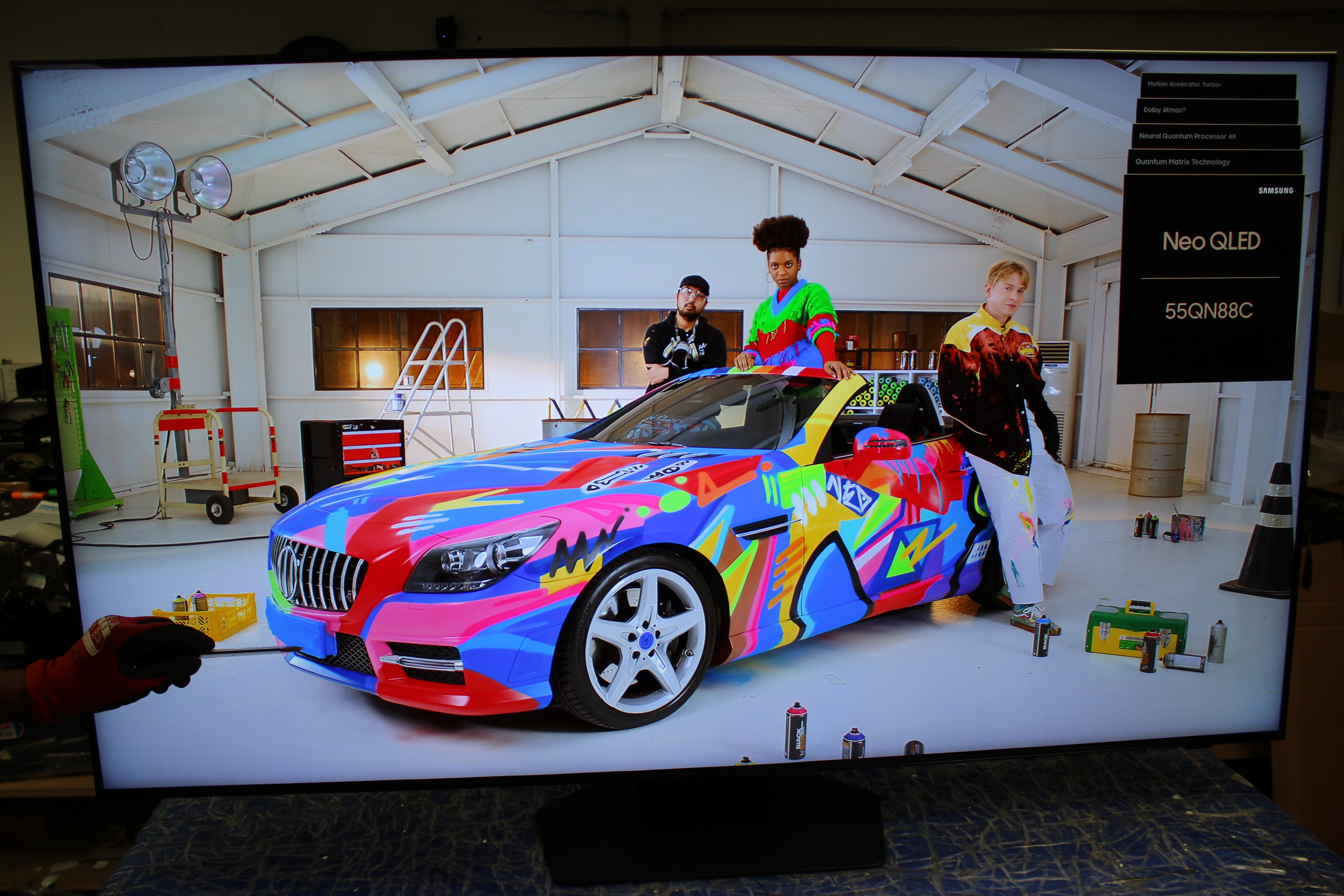 55" Samsung QE55QN88CATXXU Flagship 4K HDR Neo QLED TV - Electronic World TV