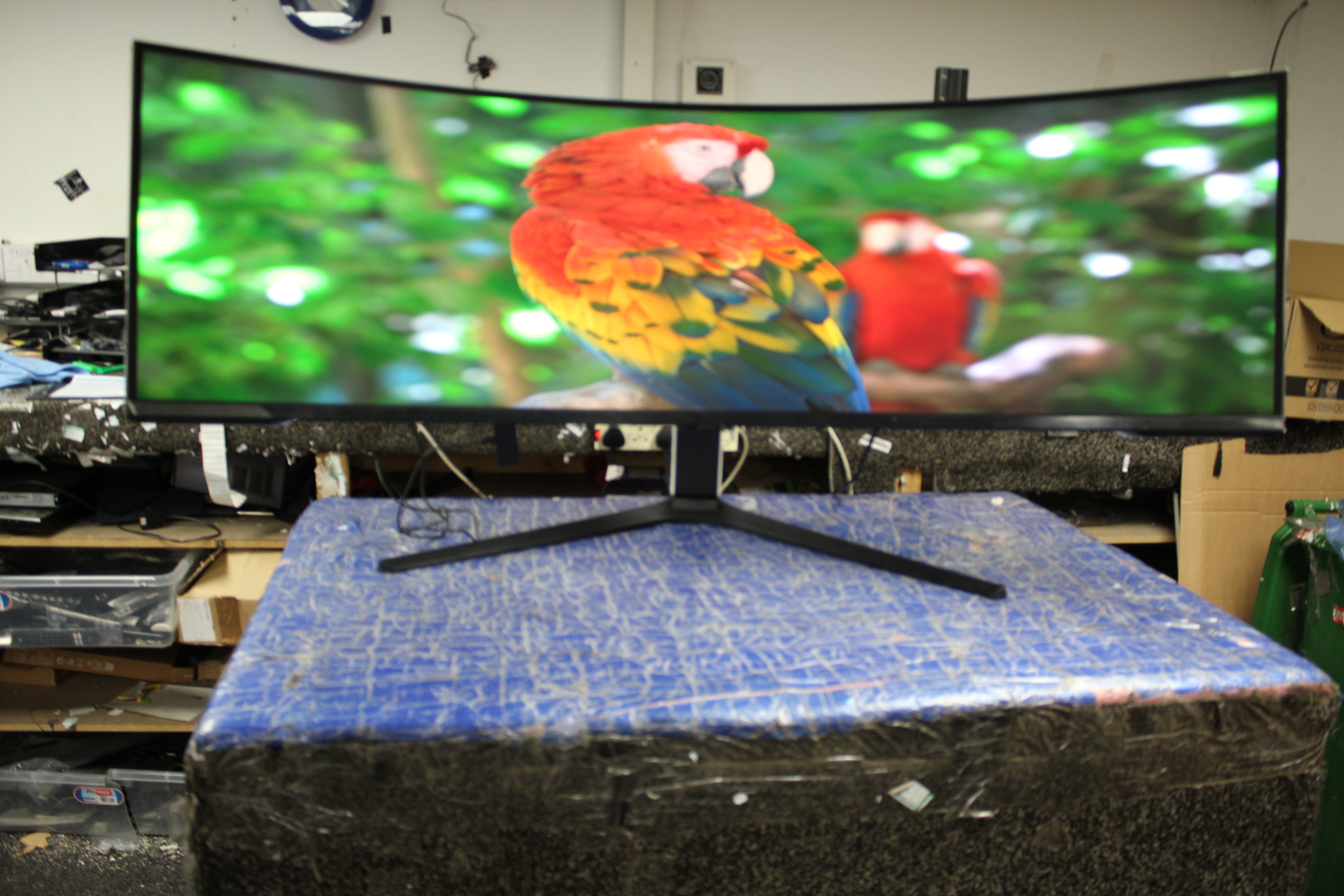 57" Samsung Odyssey LS57CG952NUXXU Curved 4K HDR Gaming Monitor TV - Electronic World TV