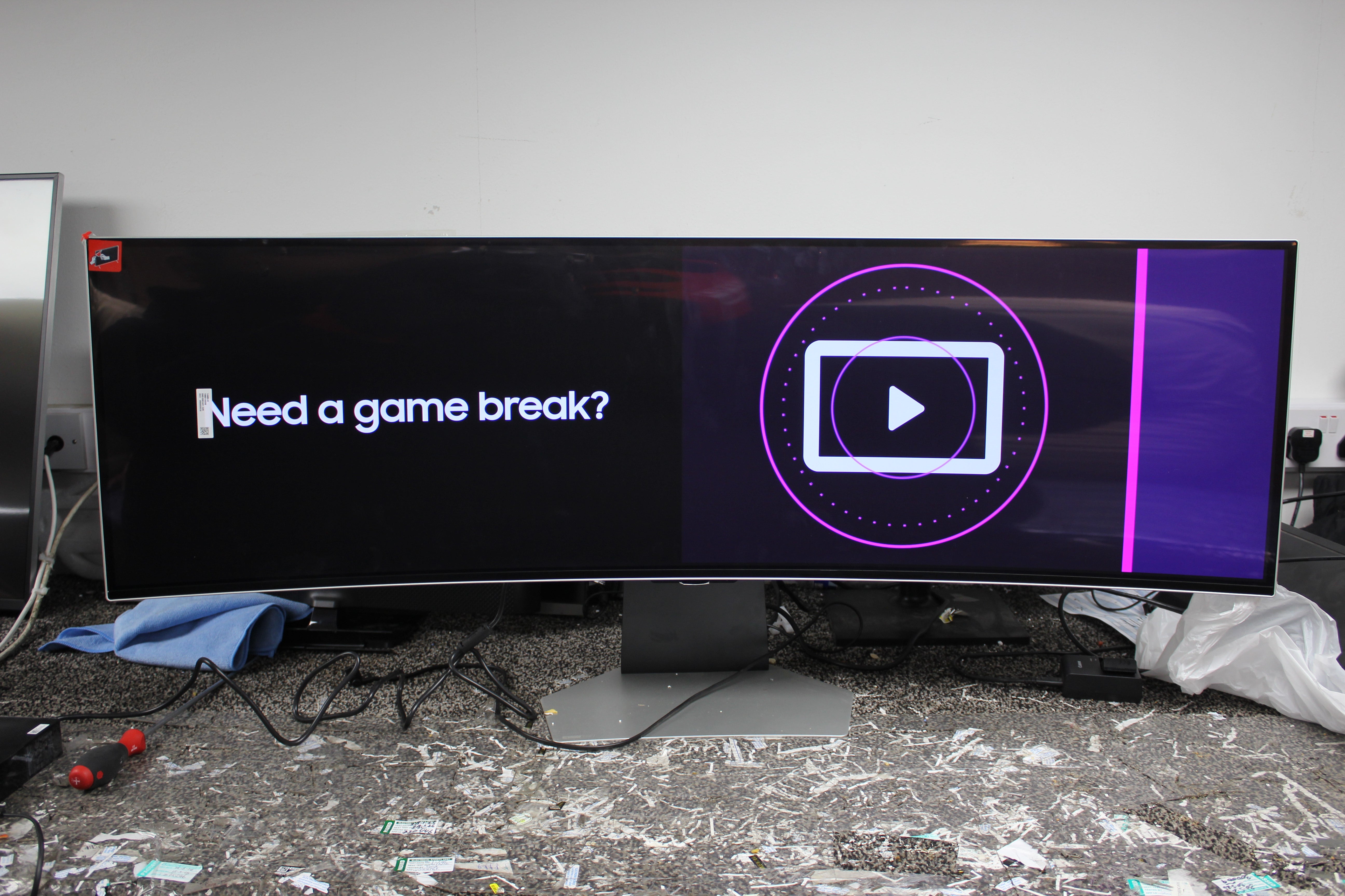 49" Samsung Odyssey LS49CG954SUXXU Curved 4K OLED Smart Gaming Monitor - Electronic World TV