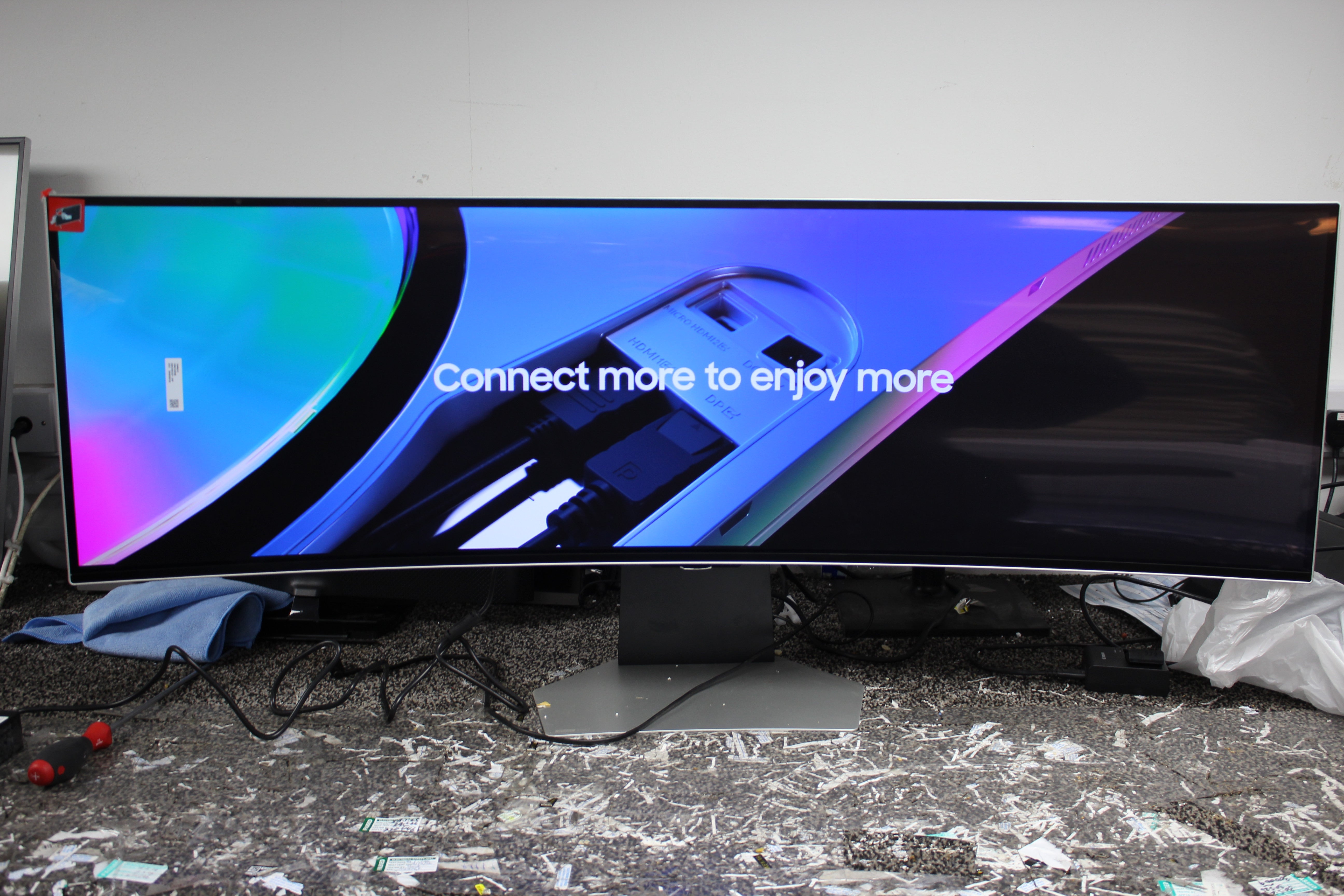 49" Samsung Odyssey LS49CG954SUXXU Curved 4K OLED Smart Gaming Monitor - Electronic World TV