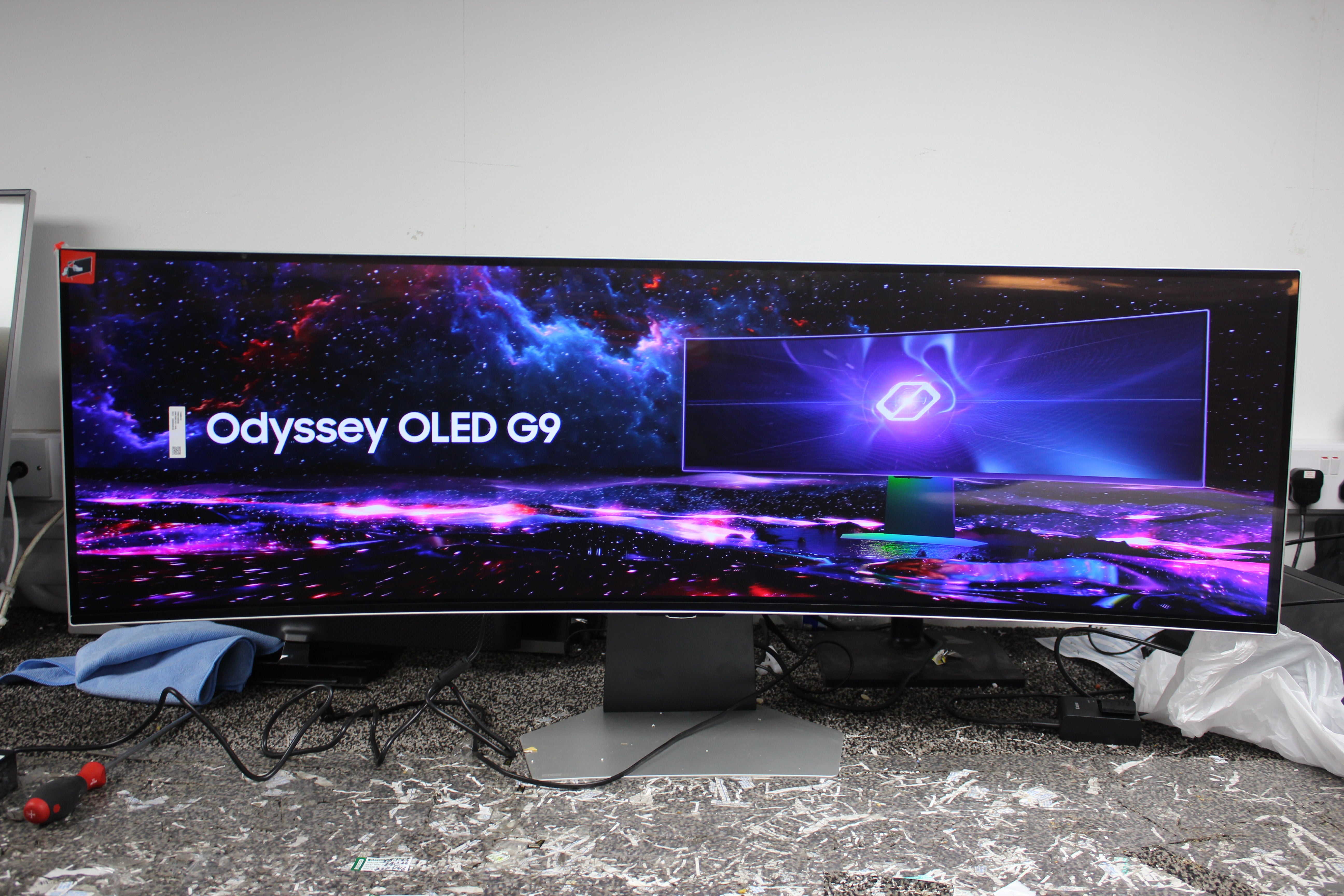 49" Samsung Odyssey LS49CG954SUXXU Curved 4K OLED Smart Gaming Monitor - Electronic World TV