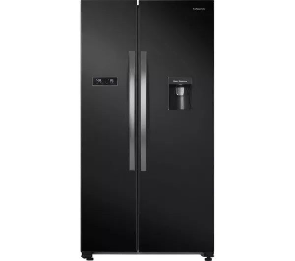 KENWOOD KSBSDB23 AMERICAN FRIDGE FREEZER - BLACK - Electronic World TV