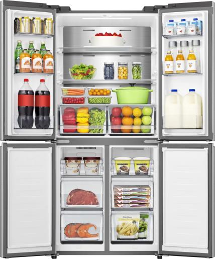 HISENSE RQ5P470SAID PUREFLAT AMERICAN FRIDGE FREEZER - STAINLESS STEEL - Electronic World TV