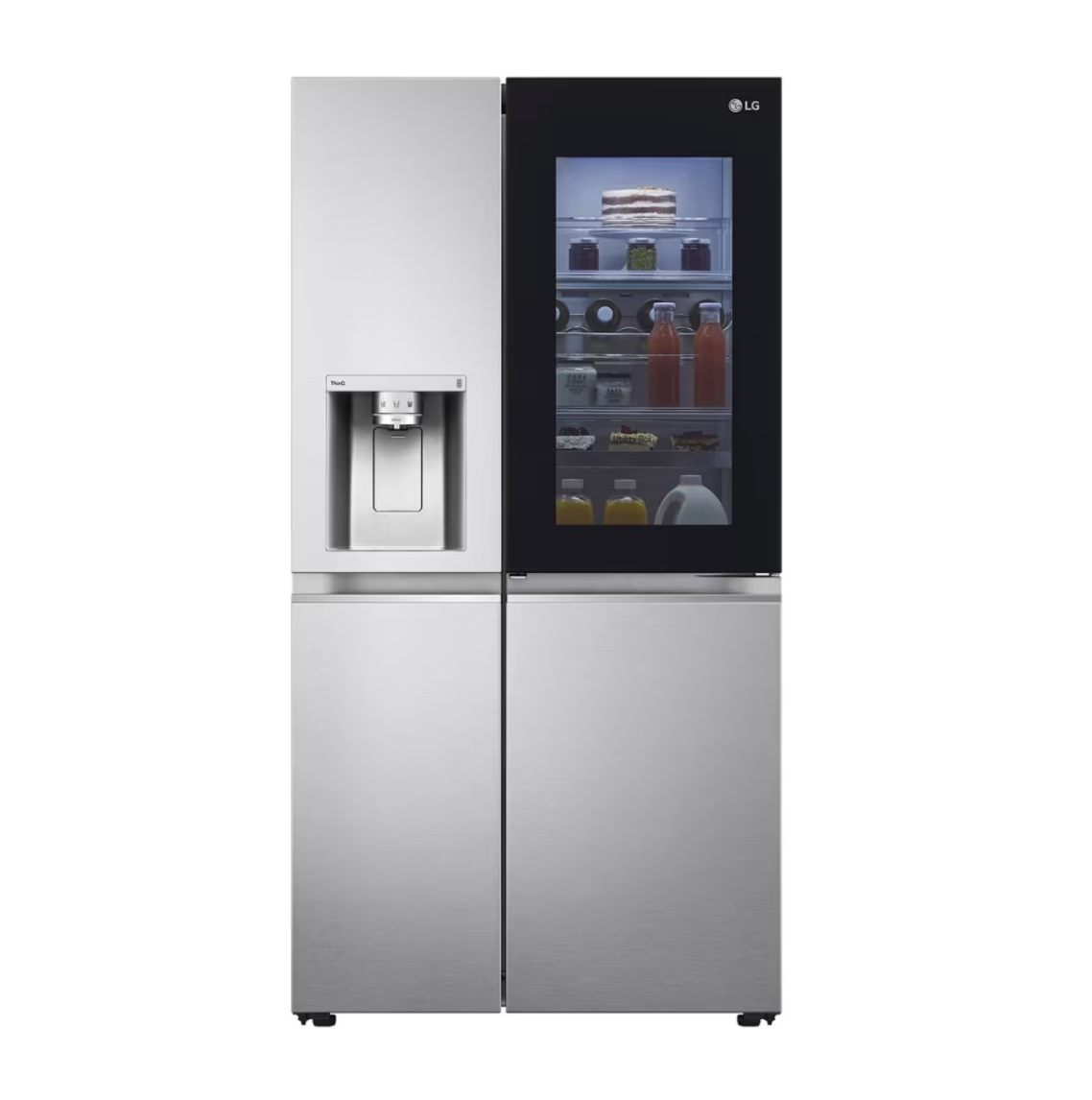 LG GSXV91BSAE INSTAVIEW AMERICAN FRIDGE FREEZER - STAINLESS STEEL - Electronic World TV