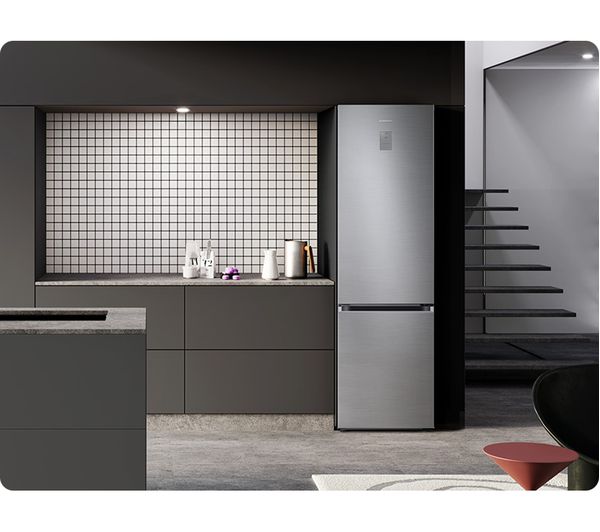 SAMSUNG RL38C776ASR BESPOKE SPACEMAX FRIDGE FREEZER - STAINLESS STEEL - Electronic World TV