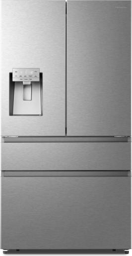 HISENSE RF728N4SASE PUREFLAT SMART AMERICAN FRIDGE FREEZER - STAINLESS STEEL - Electronic World TV